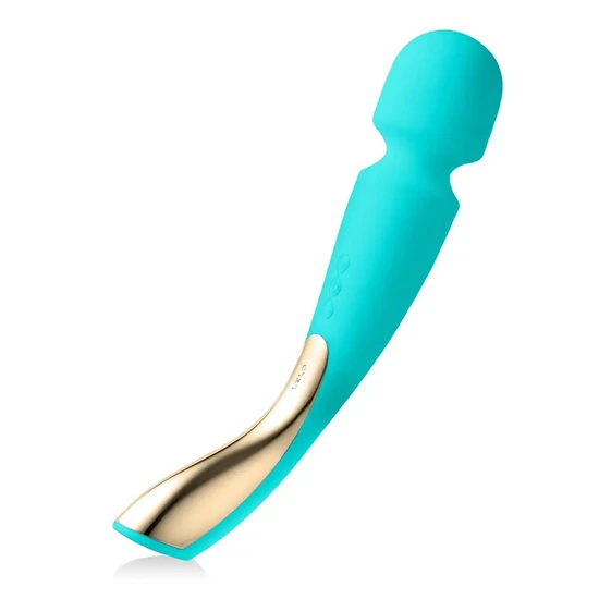 Lelo Smart Wand 2 Large Rechargeable Vibrator Aqua - Image 5