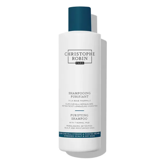 Christophe Robin Purifying Shampoo 250ml - With Thermal Mud - Image 7