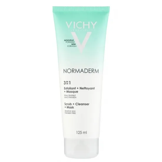 Vichy Normaderm 3-In-1 Mask, Scrub & Cleanser