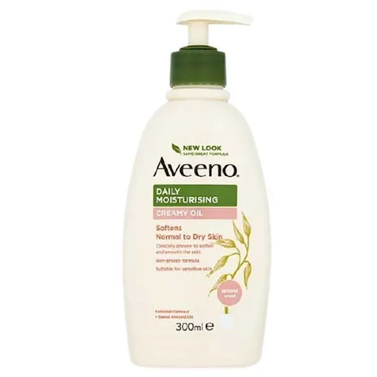 Aveeno Daily Moisturising Creamy Oil Almond 300Ml Lloyds Pharmacy - Image 10