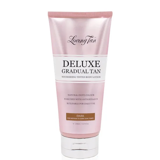Loving Tan Deluxe Gradual Tan Nourishing Body Milk For Deeper Tan Shade Dark 150 Ml - Image 6