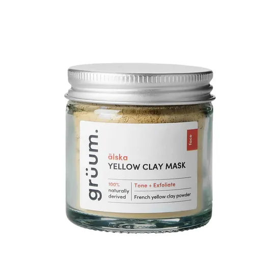 grüum Alska Yellow Clay Face Mask