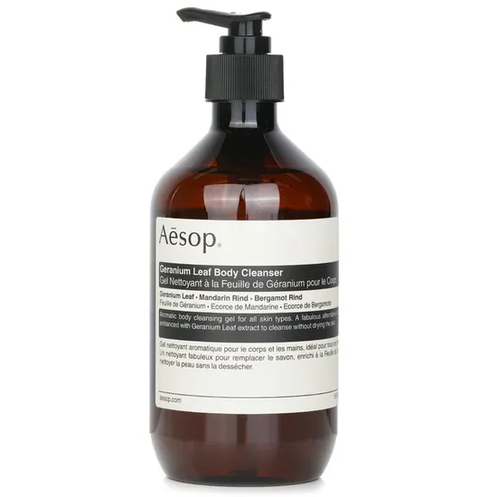 Aesop Unisex Orange Geranium Leaf Body Cleanser 500Ml - Softens & Revitalises - Aromatic Bliss - Luxurious Look - Image 3