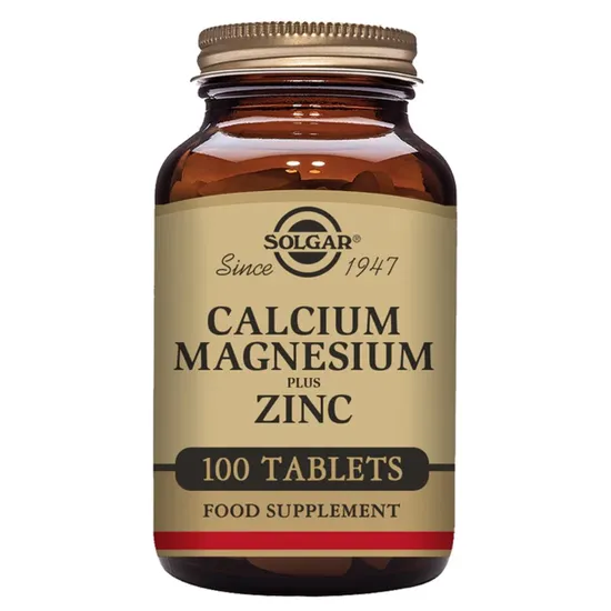 Solgar Calcium Magnesium Plus Zinc Tablets