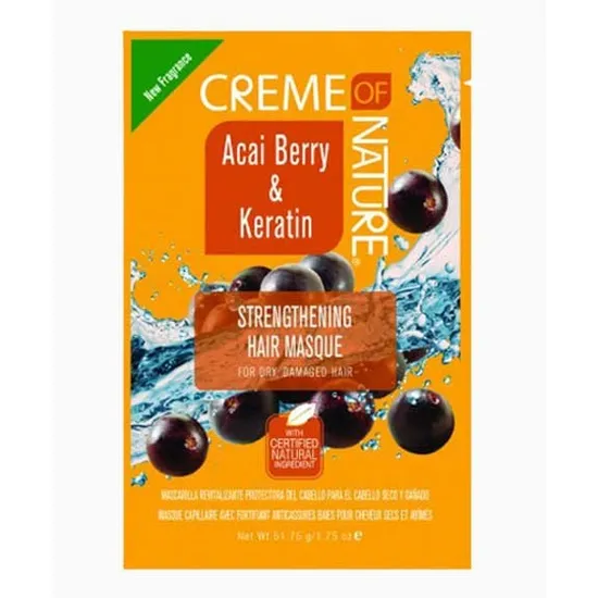 Creme Of Nature Acai Berry & Keratin Strengthening Hair Masque