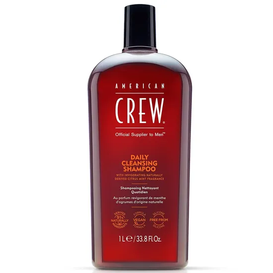 American Crew Daily Cleansing Shampoo By For Men - 33.8 Oz Shampoo - Image 4