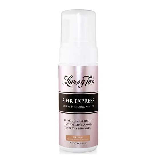 Womens 2 HR Express Mousse - Brown - 120ml - Natural Tan - Streak-Free - Image 6