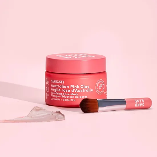 Sand & Sky Australian Pink Clay Porefining Face Mask