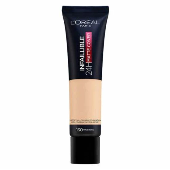 Debenhams Infaillible 32H Matte Cover Liquid Foundation in True Beige | Size: 30ml - Image 3