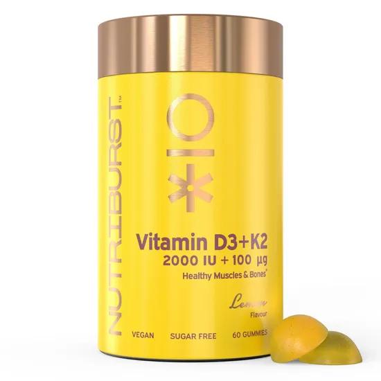 Nutriburst Vitamin D3 2000iu + K2 100ug Gummies