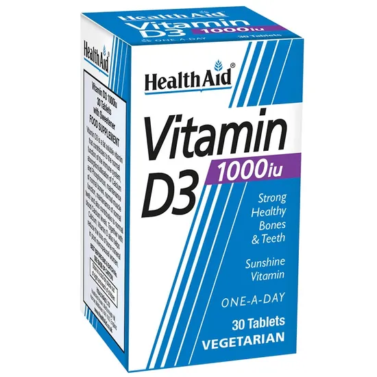 Health Aid Vitamin D3 1000iu Tablets