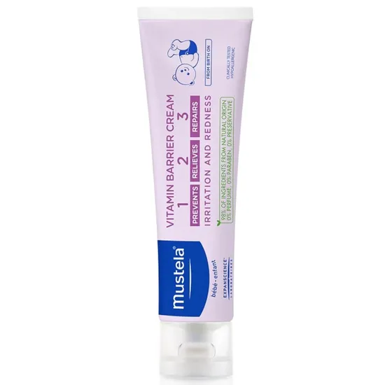 Mustela Cream Bebe-Vit. Barrier 123 Diaper Care 100 Ml - Image 3