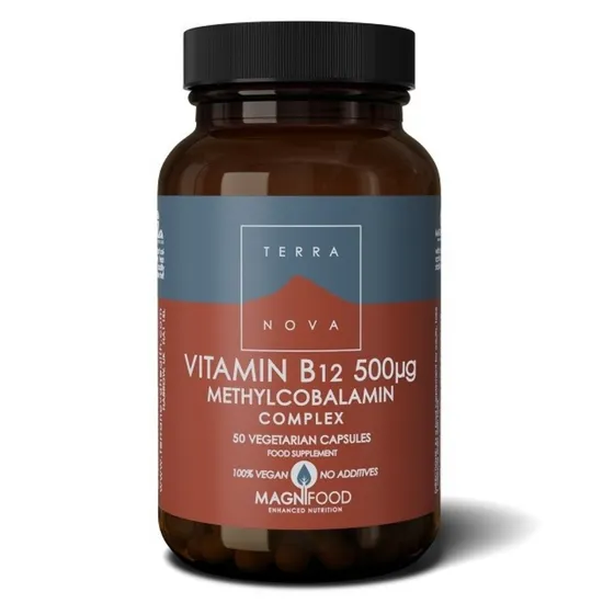 Terranova Vitamin B12 500ug Complex (Methylcobalamin) 50 Capsules - Image 4