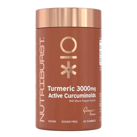 Nutriburst Women's Black/Yellow Turmeric 3000Mg - 60 Gummies - Image 11