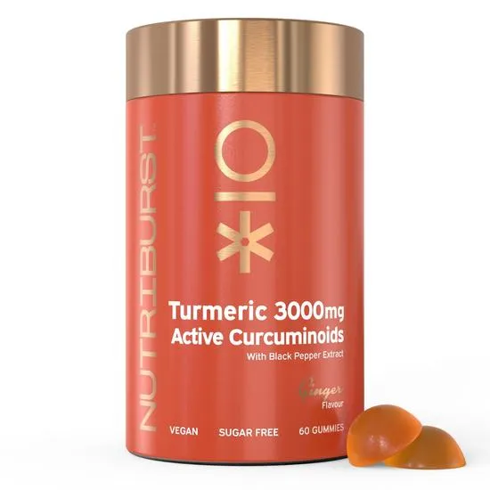 Nutriburst Turmeric Curcumin 3000mg Gummies
