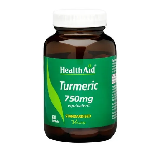 HEALTH AID TURMERIC 750MG - 60 TABLETS - Image 6