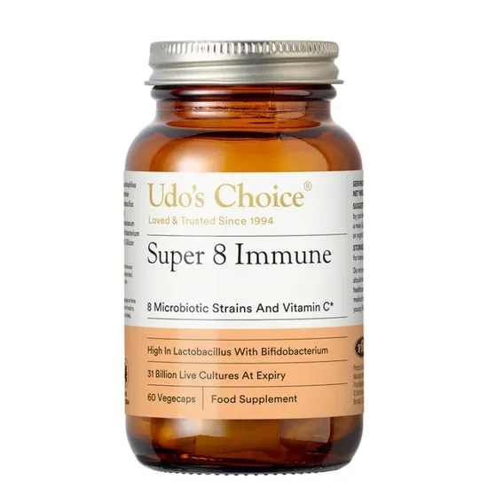Udo's-Choice Udo's Choice Super 8 Microbiotics Vegicaps Fmd043, 60-Count, 42B Cfu, 8 Strains, Travel-Friendly Digestive Support - Image 4