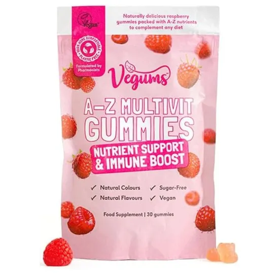 Vegums Sugar-Free A-Z Multivitamin Gummies 30 Gummies