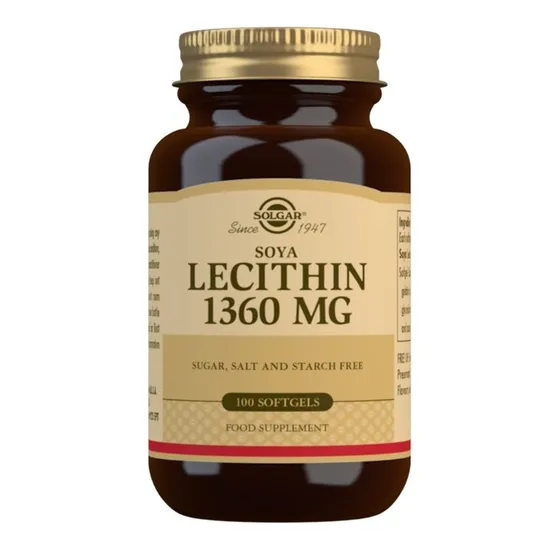 Solgar Soya Lecithin 1360mg Softgels