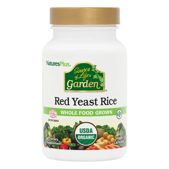 Nature's Plus Source Of Life Garden Red Yeast Rice 600mg Vegicaps