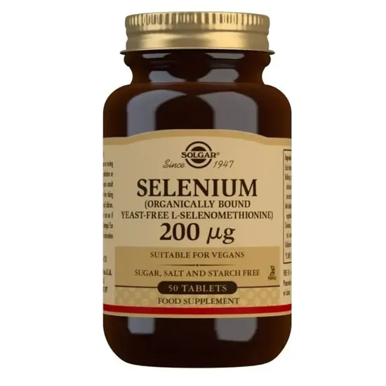 Solgar Selenium 200ug Yeast Free Tablets