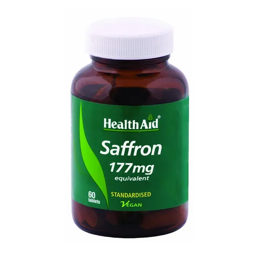 HealthAid Saffron 177mg Standardised Vegan Stress Mood Support 60 Capsules - Image 9