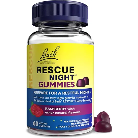 Bach Rescue Night Mixed Berry Gummies
