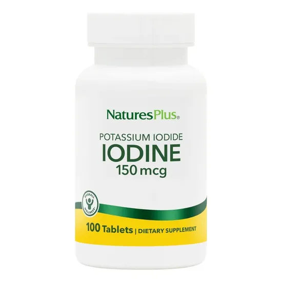 Nature's Plus Potassium Iodide 150mcg Iodine Tablets