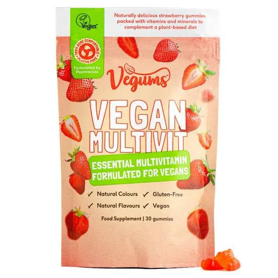 Vegums Multivitamin For Vegans Gummies 30 Gummies