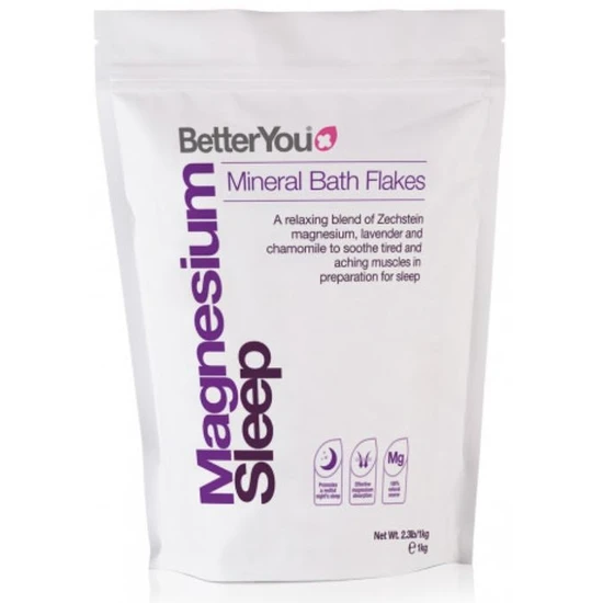 BetterYou Magnesium Sleep Bath Flakes