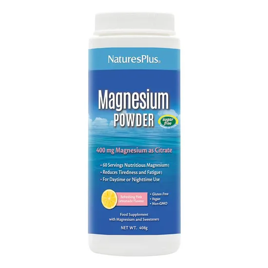 Nature's Plus Magnesium Powder Pink Lemonade