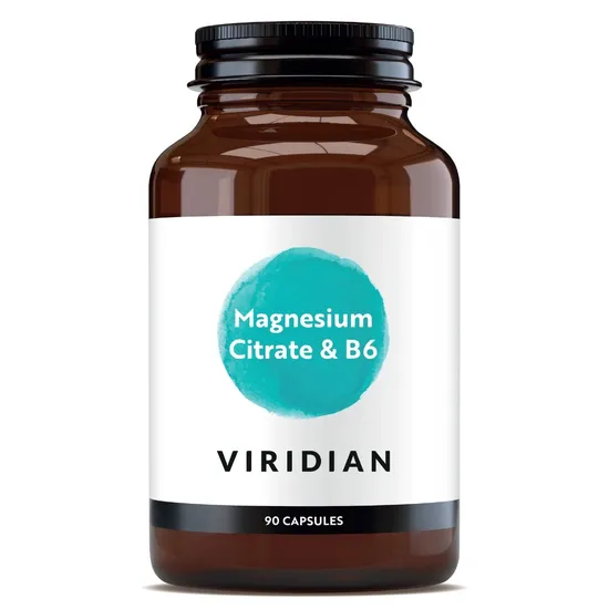 Viridian Magnesium Citrate with B6 90 Vegetarian Capsules - Image 3