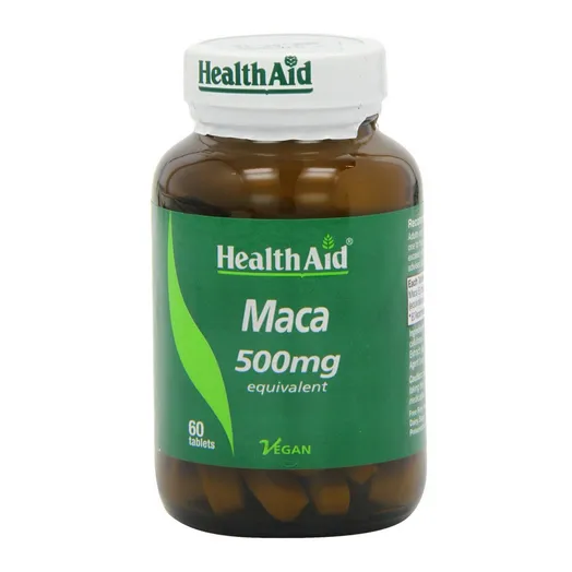 HealthAid Maca 500mg Equivalent 60 Tablets - 2 Pack - Image 3