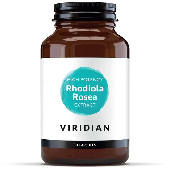 Viridian High Potency Rhodiola Rosea Extract 30 Vegan Capsules Cognitive Health - Image 3