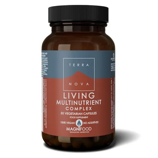 Terranova Living Multinutrient Complex 50 Veg Capsules - Image 3