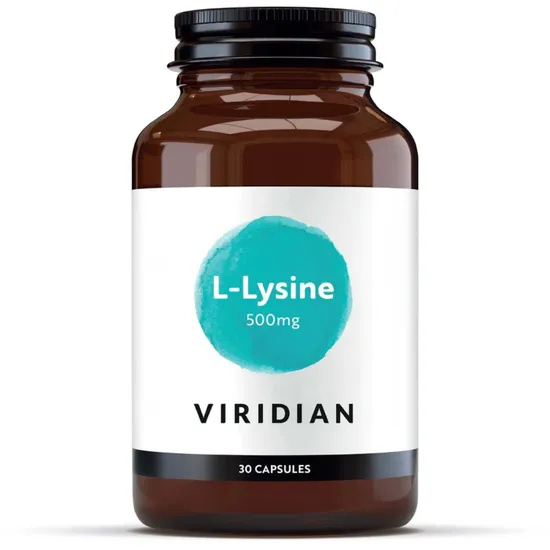 L-Lysine 500mg Veg Caps - 30 Capsules - Image 4