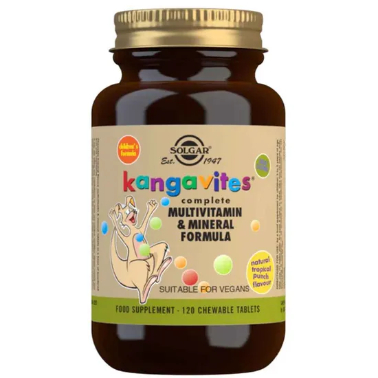 Solgar Kangavites Tropical Punch Chewable Tablets