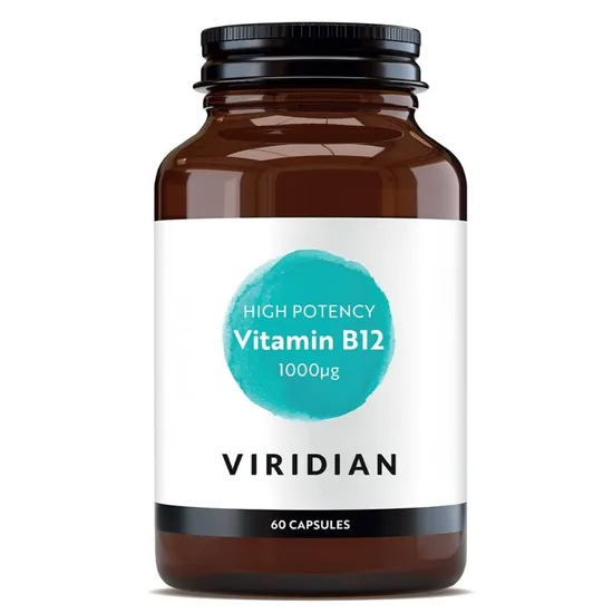 Viridian Vitamin B12 High Potency 60 Veg Caps - Image 5
