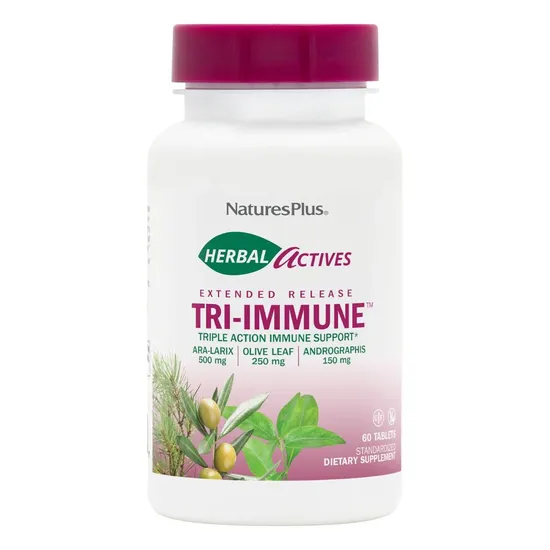 Nature's Plus Herbal Actives Tri-Immune Extended Release Tablets