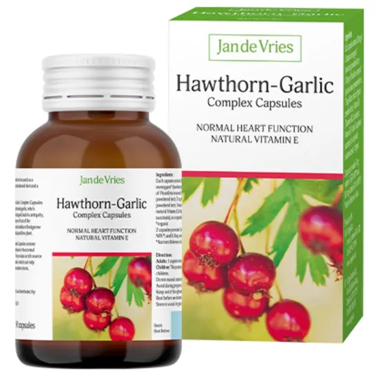 Jandevries Hawthorn-Garlic 90 Capsules - Image 5