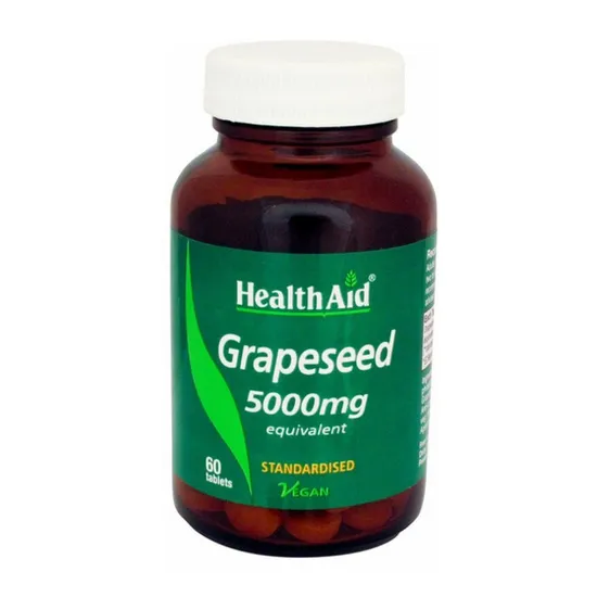 Health Aid Grapeseed Extract 5000mg Tablets