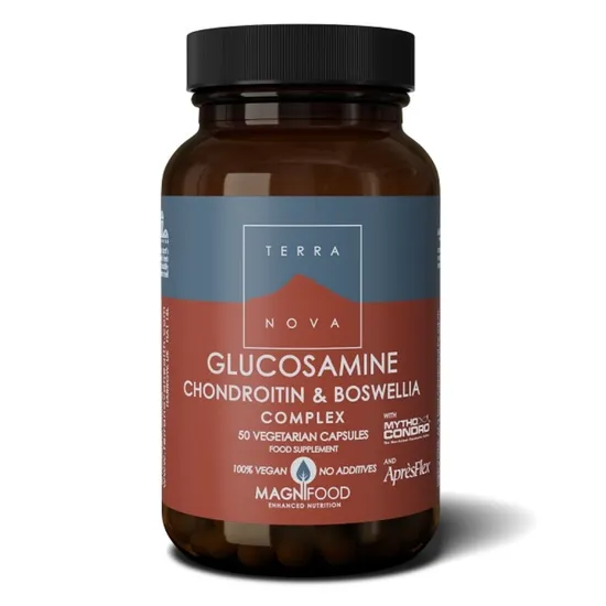 Terranova Glucosamine Chondroitin & Boswellia Complex Vegicaps
