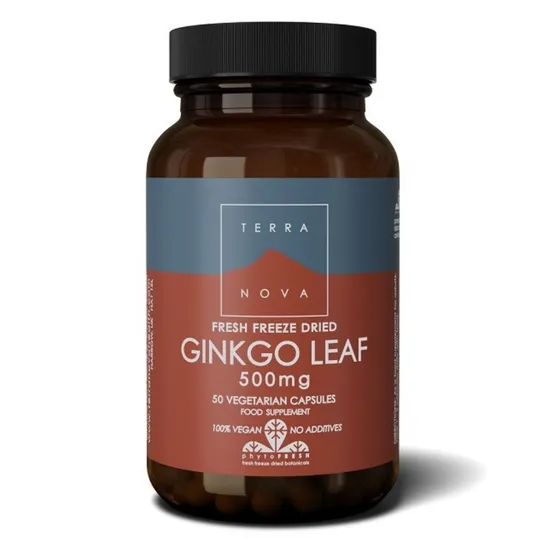 Terranova Ginkgo Leaf 500mg Vegicaps