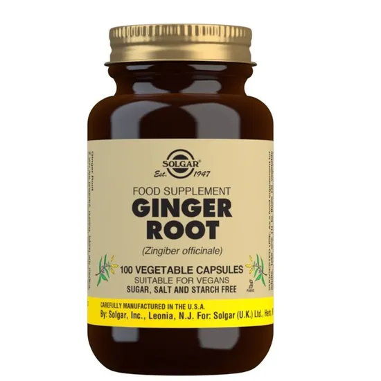 Solgar Ginger Root 520mg Vegicaps