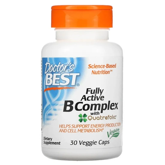 Doctor's Best Fully Active B-Complex With Quatrefolic