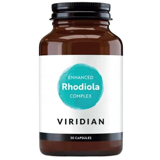 VIRIDIAN Enhanced Rhodiola Complex Capsules Dietary Supplement 30 Pack - Image 4