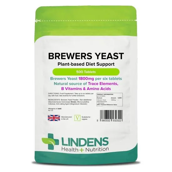 Lindens Brewers Yeast 300Mg Tablets | 500 Pack | Natural Source Of Vitamins & Micronutrients And Non-Debittered For Maximum Nutrition - Image 3