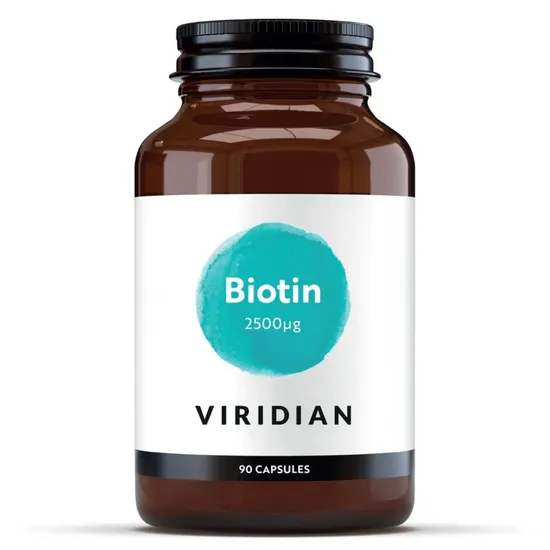 Viridian Biotin 2500ug Veg Capsules