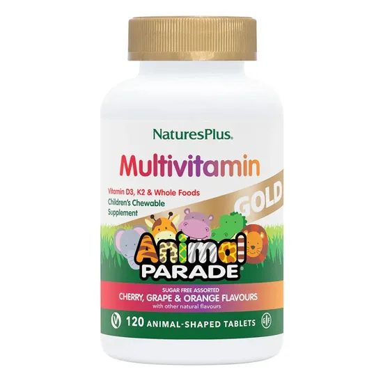 Nature's Plus Animal Parade Gold Chewable Multi Assorted Flavours