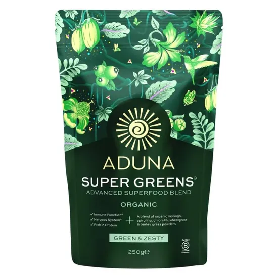 Aduna Super Greens Organic Superfood Blend 250g - Image 5